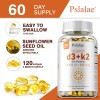 pslalae Vitamin D3+K2 Softgels 10000 IU - Improves sleep health,