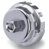 ELECHOI 64mm 14 Flutes/4 Slots Oil Filter Cap Wrench Removal
