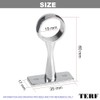 TERF® Polished Chrome Ceiling-Mount Bracket for Up to 19mm Diameter