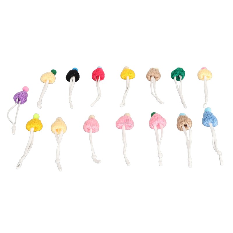 15pcs Small Christmas Knit Hats Exquisite Innovative Cute Stylish Small