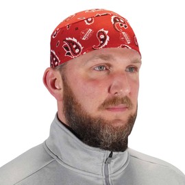 Ergodyne Chill Its 6630 Skull Cap, Lined with Terry Cloth Sweatband, Sweat Wicking, 3-Pack