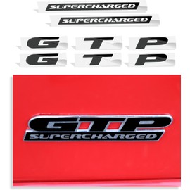 GTP Badge Overlay Decal - 1997-2002 Grand Prix GTP - (Color: Reflective Black)