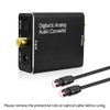 jingfei Digital to Analog Audio Converter, Digital SPDIF Optical to