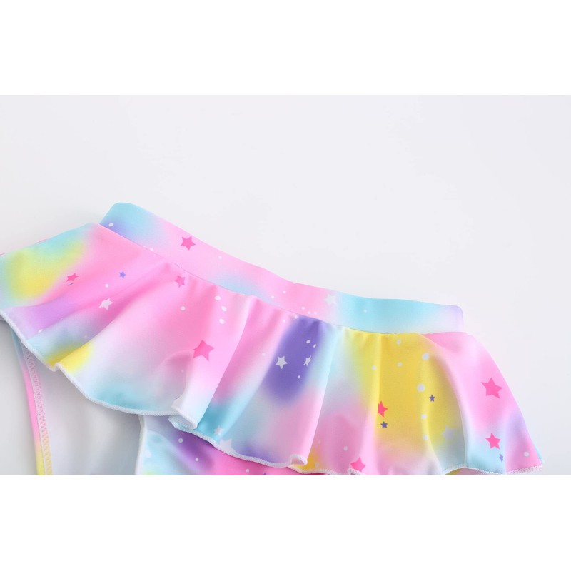 Akokvlar Traje de baño de Dos Piezas de Unicornio para