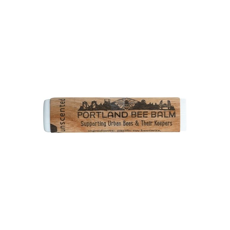 PORTLAND BEE BALM Unscented Lip Balm, 0.15 OZ
