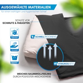 NORDMUT® Sleeping Bag Microfibre Ultralight Summer Sleeping Bag Small Pack Size & Breathable Sleeping Bag Thin and Particularly Soft Includes Pillow Compartment [220 x 90 cm]