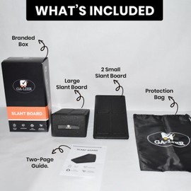 GA-LIER - Slant Board - Professional height adjustable EPP foam, Squat Wedge Block for stretching legs, calves, ankles and feet