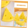 TEHAUX Cute Cheese Erasers 4pcs Cheese Shape Erasers Classroom Rewards