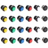 Shengbowi 16 mm Momentary Push Button Switch Multicoloured 3A 250V