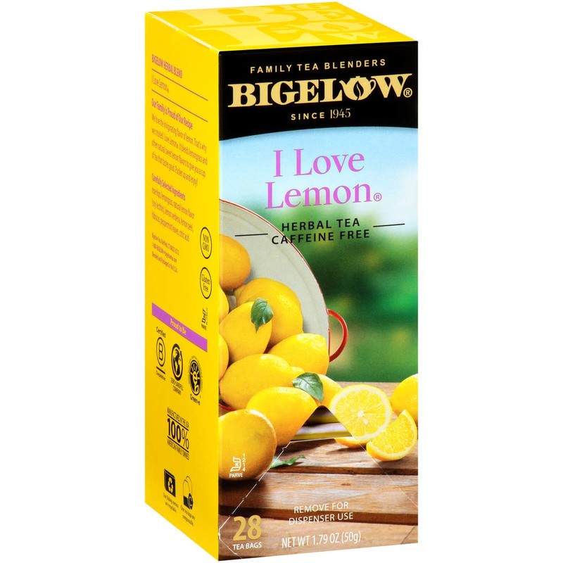 Bigelow I Love Lemon Tea Bags, Box Of 28
