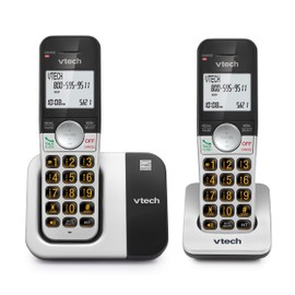 VTech Cordless Phone 2-Handset with Large Display and Big Buttons, DECT 6.0 with Caller ID/Call Waiting, Full Duplex Speakerphone, ECO Mode, Last 10 Number Redial, Easy to Use,VG231-2