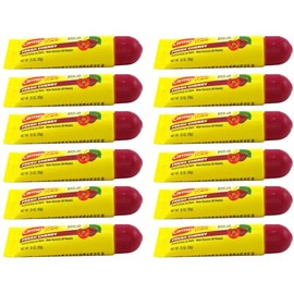 Carmex Bálsamo Labial Fresh Cherry Spf#15 Tubo de 0.35 onzas (12 piezas)