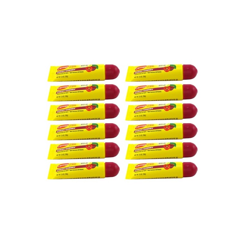 Carmex Bálsamo Labial Fresh Cherry Spf#15 Tubo de 0.35 onzas