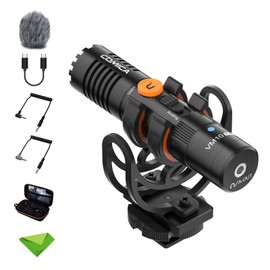 Comica Vm10 Pro Shotgun Microphone, USB C Mic for Camera, Smartphone, Tablet, PC. Ideal for Vlogging, Live Streaming, Recoding. Dual-Mode Vifeo USB Shotgun Microphone with Gain Control