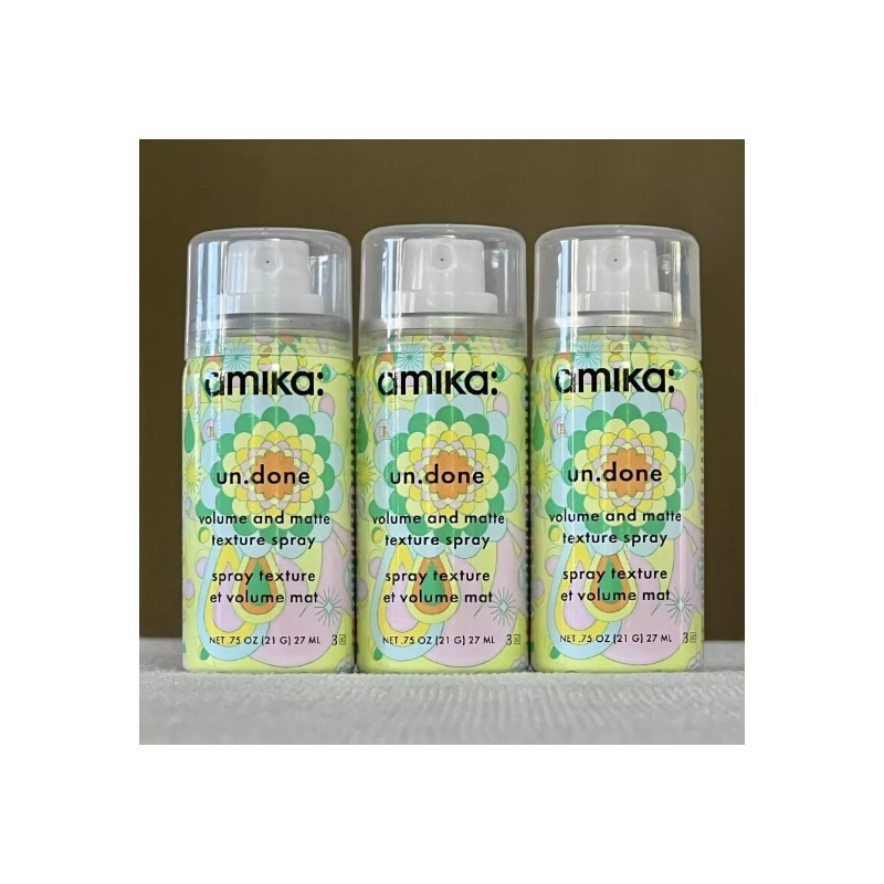 AMIKA UN.DONE VOLUME AND MATTE TEXTURE SPRAY (.75OZ/27ML) LOT OF