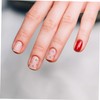 Baluue 4pcs French Manicure Star Nail Stickers Rhinestone Moon Star