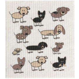 RetroKitchen Swedish Dish Sponge Cloth - Dogs