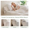 HIGOGOGO Wedge Pillow Headboard/Bed Wedge Pillow for Headboard/Bed Gap Filler