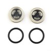 2 Pack of Reliable 18mm Motorcycle Brake Master Cylinder Sight