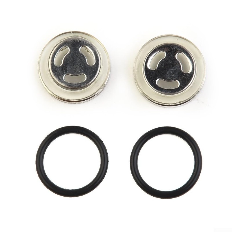 2 Pack of Reliable 18mm Motorcycle Brake Master Cylinder Sight