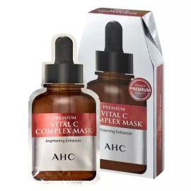 Gita AHC 프리미엄 바이탈C 콤플렉스 마스크팩 27g 5매 /미백앰플/비타민C 순면마스크 AHC Premium Vital C Complex Mask Pack 27g 5 Sheets / Whitening Ampoule / Vitamin C Cotton Mask