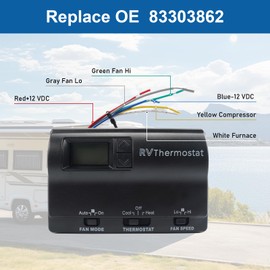 83303862 Digital Thermostat Replacement for Heat/Cool Systems Compatible with Coleman 83303362 Easy Installation