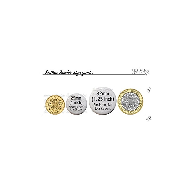 Musical Note Circle Fridge Magnets (25mm) Made in UK by