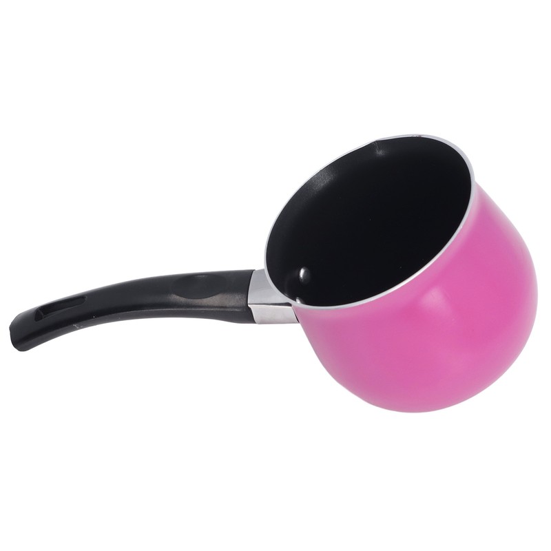 Mini Milk Pot Anti Sticky Single Handle Easy to Clean