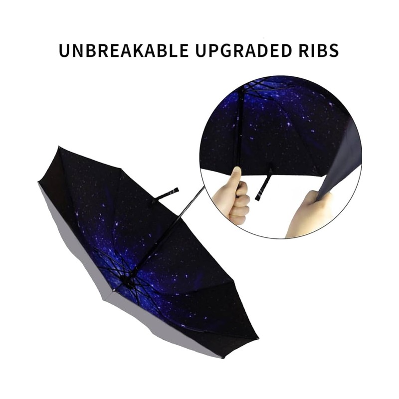 Compact Windproof Folding Umbrella – Automatic Open, Waterproof & UV