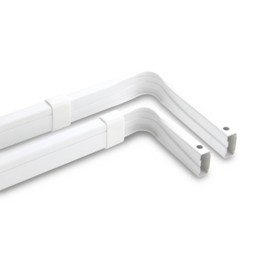 Lockseam Double Curtain Rod 84-120 inch