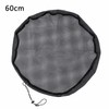 Drawstring Mesh Rain Barrel Cover for Outdoor Water Storage –