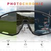 KAPVOE Photochromic Cycling Glasses Men Mountain Bike Sunglasses Women Clear