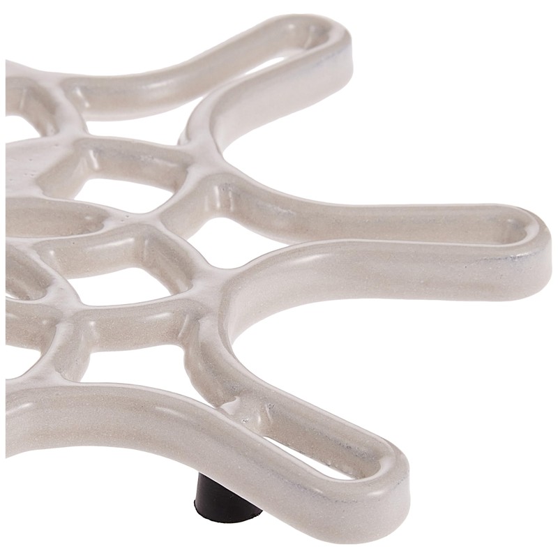 LODGE EC8ST13 Enamel Design Trivet Oyster
