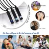 XSMZB Crystal Cremation Urn Jewelry Cube Memorial Ashes Necklace Pendant