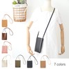 Kaiyusha Women's Diagonal Shoulder Mini Bag, Pouch, Lightweight, Long Strap,