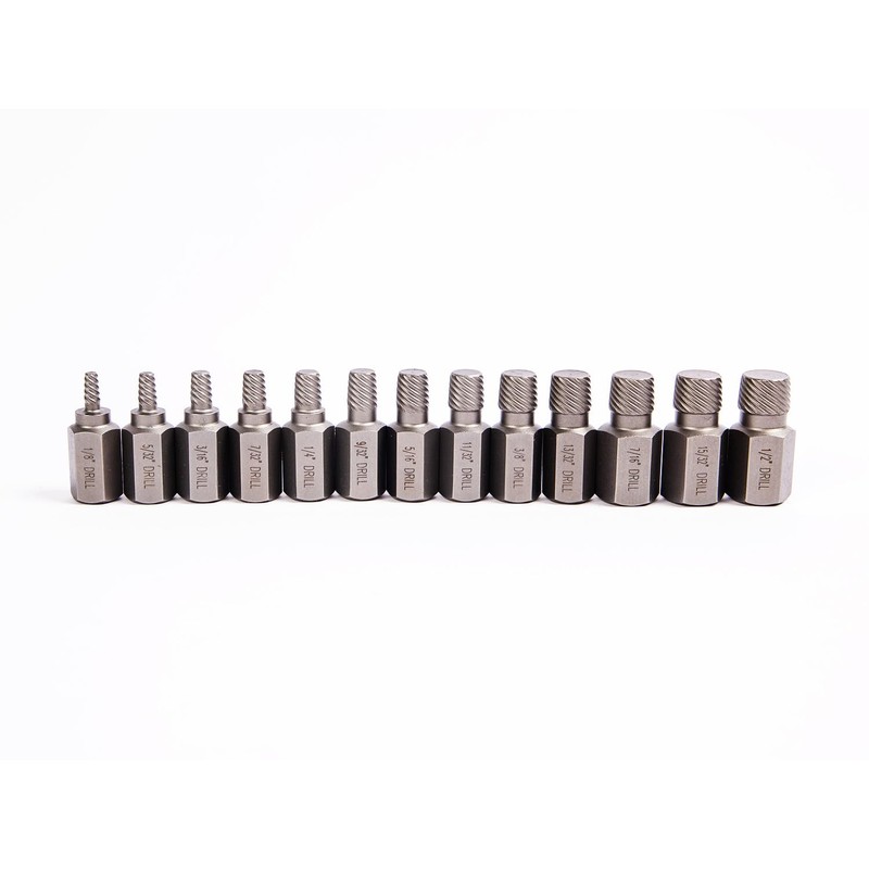 LONKER Screw Extractor and Drill bit kit, Broken Bolt Extractor,