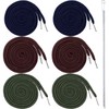 BEIQIYA 6pcs Drawstring Cord with Spring Threader Tool, Replacement Drawstring