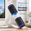 Magnetic 2-in-1 Portable Bluetooth Speaker, 24W Split Stereo Sound with