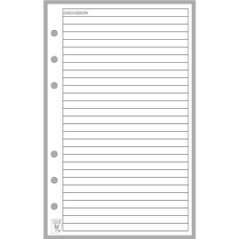 Extra Discussion Pages for The Compact Size Meeting Manager, Sized and Punched for Franklin Covey Compact and Other Notebooks (4.25" x 6.75")