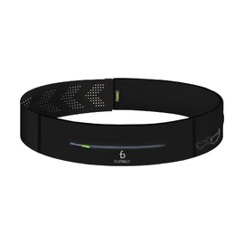 FlipBelt Adjustable Zipper Running Belt for Phone and Small Accessories, Exercise Waist Pouch for Women and Men, Black