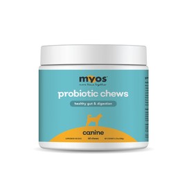 MYOS CANINE MUSCLE FORMULA MYOS Probiotic Chew for Dogs - Daily Digestive Support, Promotes Complete Gut Health, Aids Digestion, Enhances Nutrient Absorption, Supports Healthy Stool - All-in-One Chewable Supplement