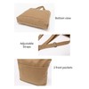 Jeelow 16oz Heavy Duty Canvas Tote Bag Crossbody Shoulder Handbag