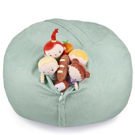GAGAKU XXL Children's Bean Bag for Stuffed Toy Storage - 270 L Cuddly Toy Organiser & Toy Bag - Large Bean Bag Chair Cover Made of Cotton for Children's Room Decoration and Order (Without Filling)