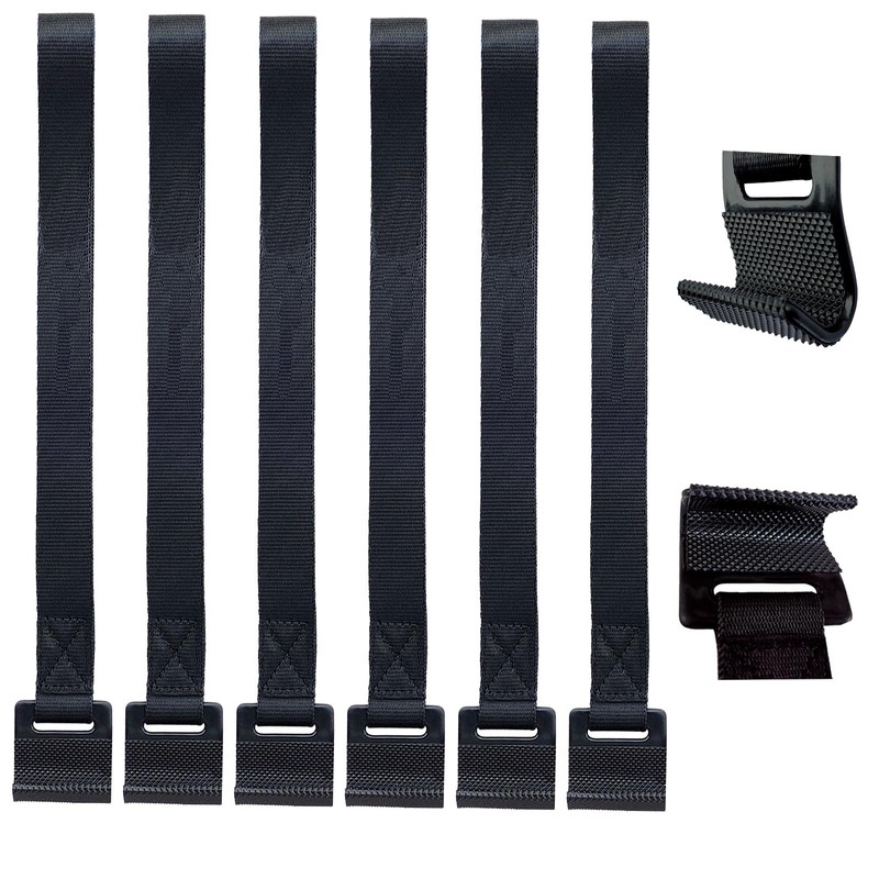 Car Roof Bag Tie Down Straps, Set of 6, Durable,