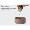 NaYiissi Wood Essential Oil Diffuser, Wooden Aromatherapy Diffuser, Small Round