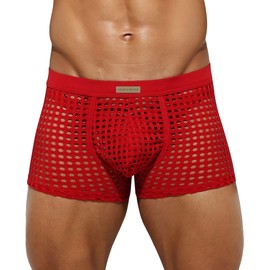 Arjen Kroos Mens Boxer Briefs Breathable Hot Mesh Underwear