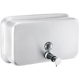 Global Industrial Stainless Steel Horizontal Liquid Soap Dispenser, 1000 ml