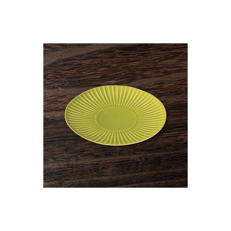 Takumikaze Arita Ware Plate, 7.1 inches (18 cm), Grass Plate,