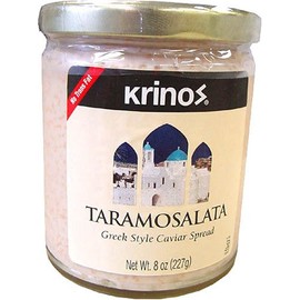Krinos Taramosalata Greek Style Caviar Spread 8 Oz Jar