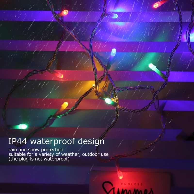 10m 100LED String Lights 24V Waterproof 8 Modes Ornamental Lamp